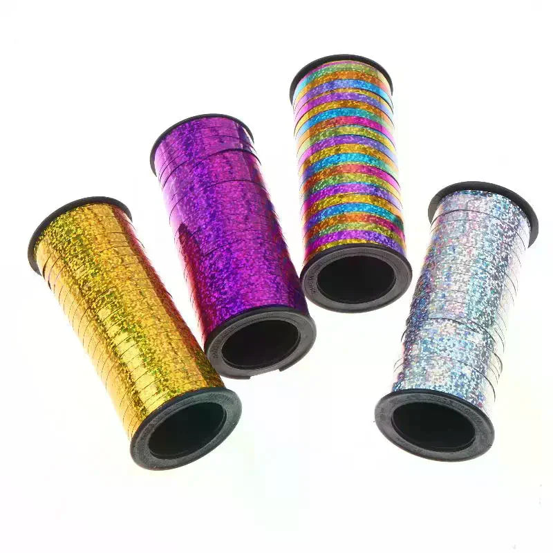 100 Yards Holographic Glitter Curling Ribbon for Gifts & Parties Decorative Craft Ribbon Richie's