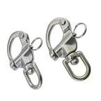 316 Stainless Steel Swivel Eye Snap Shackle | Quick Release Marine Marine Snap Shackle Richie's