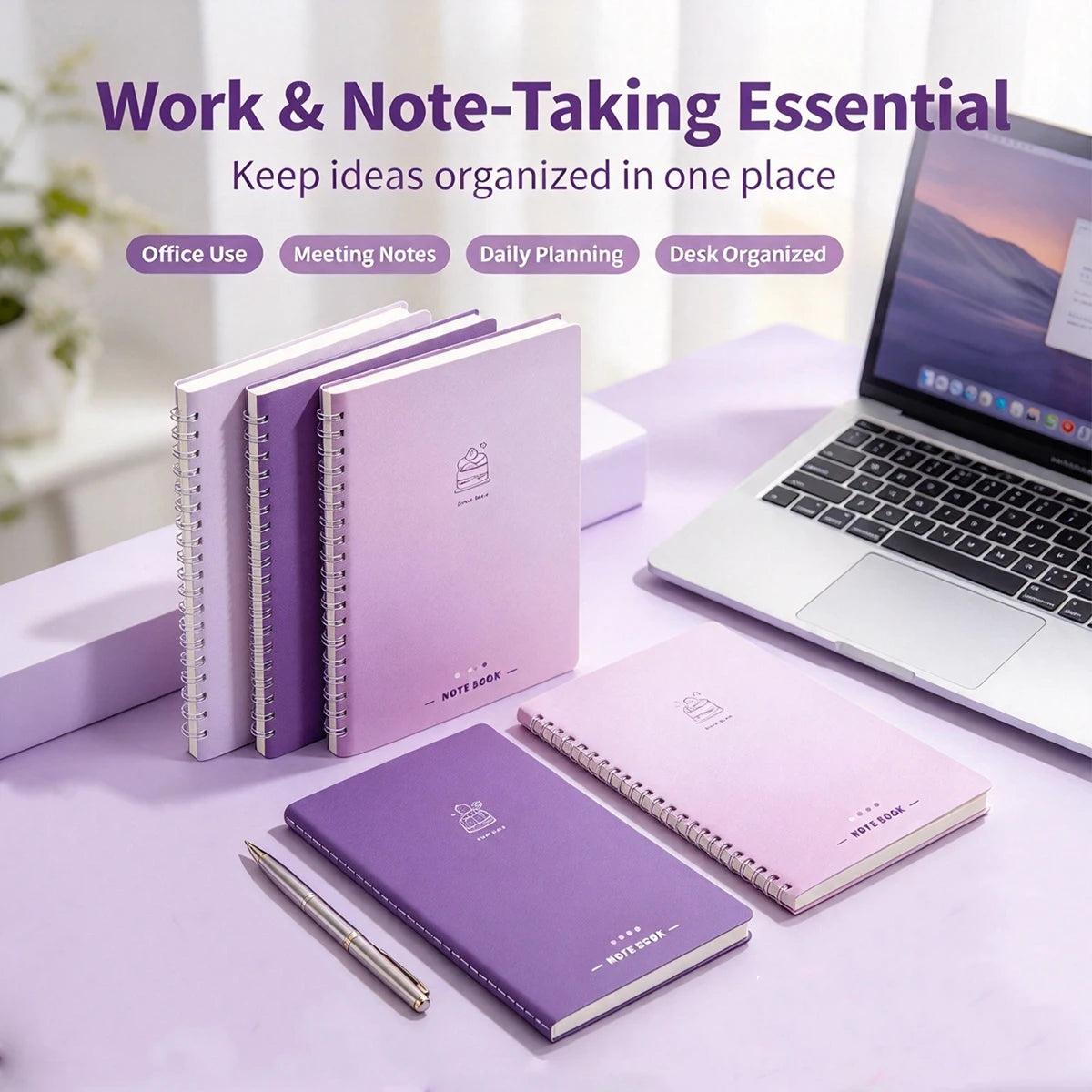 Gradient Cover B5 Stitched Notebook – Thick Lined Journal Ruled Notebook Richie's