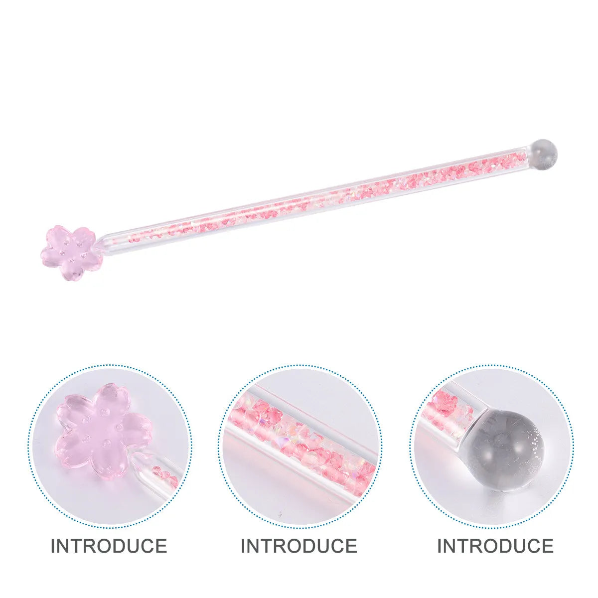 Star Borosilicate Glass Stirring Rod – Cocktail Mixing Stick Glass Stirring Rod Richie's