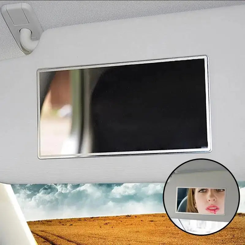 Car Sun Visor Vanity Mirror – HD Stainless Steel Makeup Mirror Car Visor Mirror Richie's