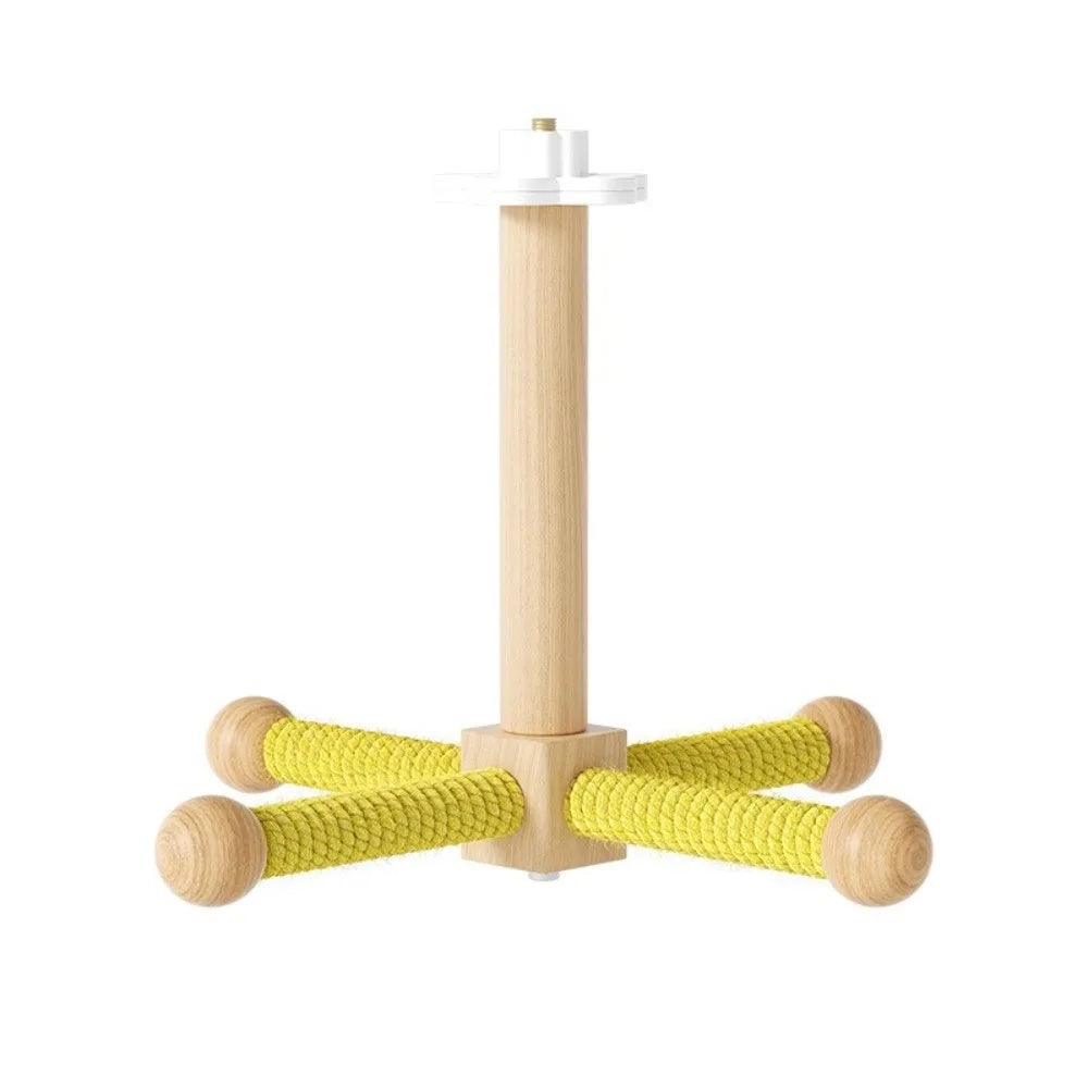 Wooden Bird Windmill Rotating Perch – Parrot Cage Toy Bird Cage Toy Richie's