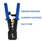 RJ45 Crimping Tool – Cat5 Cat6 RJ12 Network Cable Crimper Network Cable Crimper Richie's
