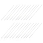 30Pcs Clear Plastic Clothes Hanger Connection Strips Hanger Connector Strips Richie's