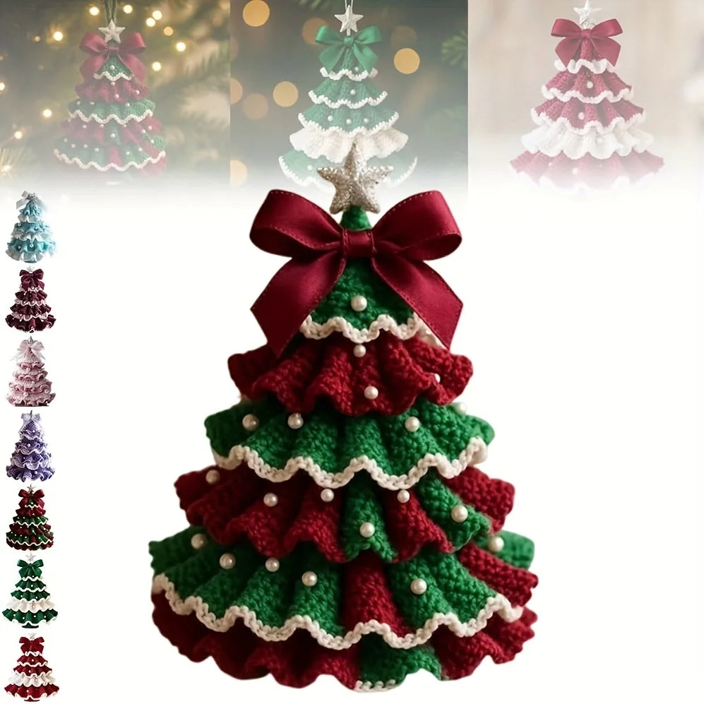 Crochet Christmas Tree Kit – Handmade Holiday Decoration Holiday Decoration Kit Richie's