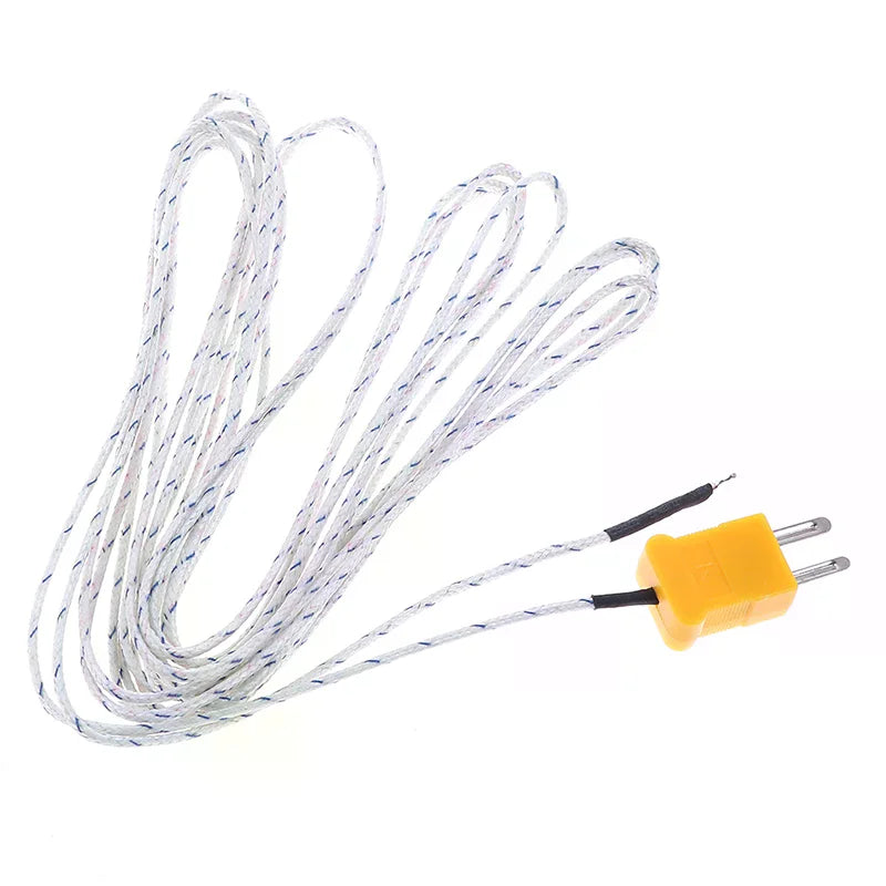 5M K-Type Thermocouple Probe Temperature Sensor Cable Wire Thermocouple Sensor Probe Richie's