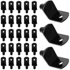 40Pcs L-Shape Shelf Support Clips Cold Rolled Steel Cabinet Pins Shelf Support Clips Richie's
