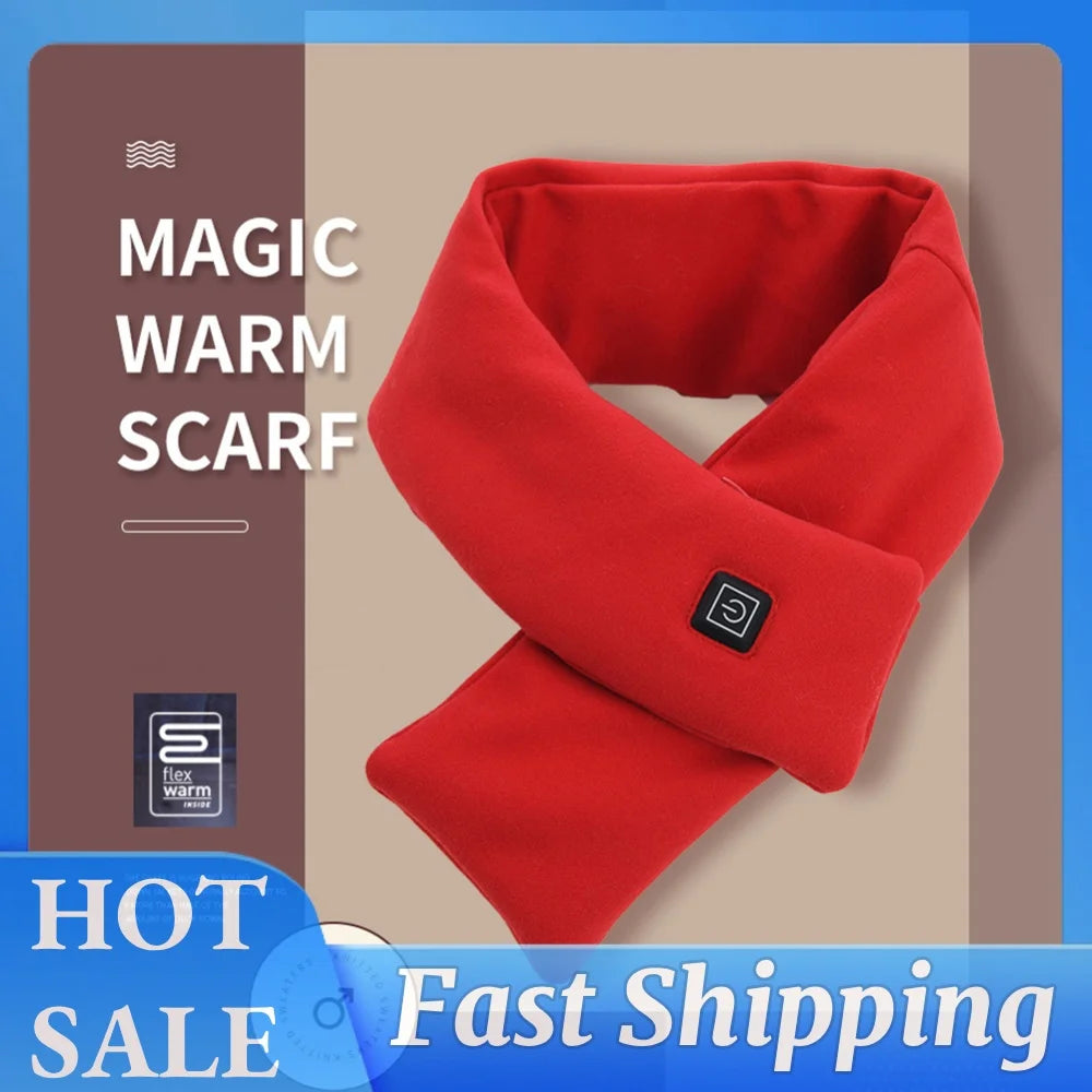 USB Electric Heated Scarf – Thermal Neck Wrap for Outdoor Use Electric Heated Scarf Richie's