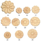Wood Carved Floral Appliqué – Corner Furniture Frame Decoration Wood Carved Appliqué Richie's