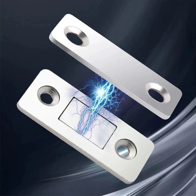 Ultra-Thin Magnetic Cabinet Catches – Adhesive Drawer Door Stopper Magnetic Cabinet Catch Richie's