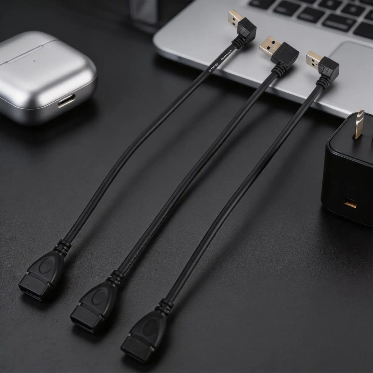 USB 3.0 Male to Female Extension Cable 90 Degree Bend 30cm USB Extension Cable Richie's