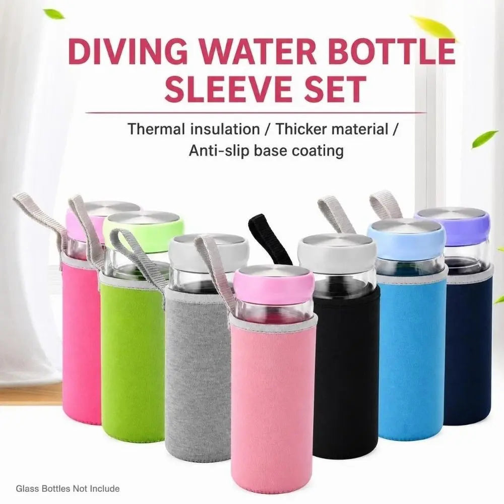 Neoprene Water Bottle Sleeve with Handle – 420/550ml Bottle Sleeve Richie's