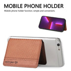 PU Leather Phone Card Holder Adhesive Wallet & Stand Phone Card Wallet Richie's