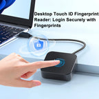 USB Fingerprint Reader 5ft Cable – Windows Hello 10/11 USB Fingerprint Scanner Richie's
