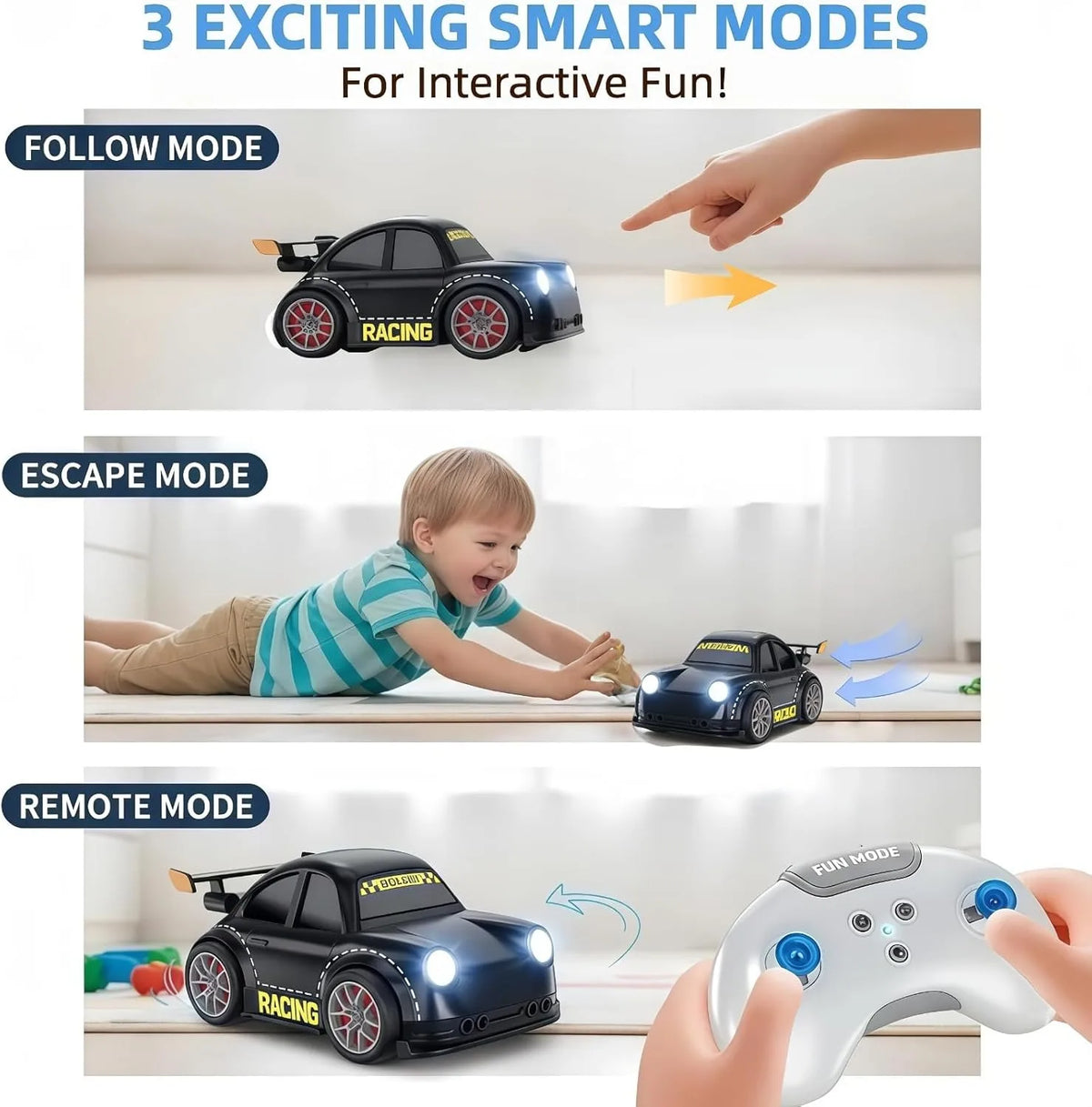 Smart 4WD RC Drift Car – Auto-Follow Mode & 2.4GHz Remote RC Drift Car Richie's