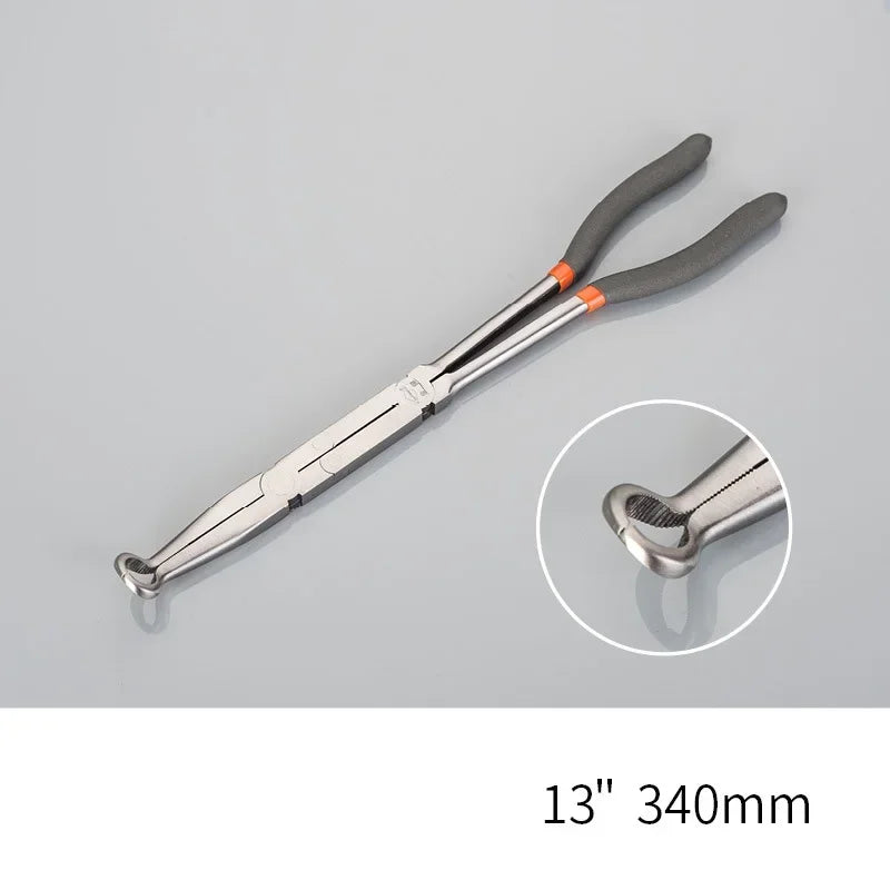 13" Long Nose Pliers 45° 90° Carbon Steel – TOTNEND Long Nose Pliers Richie's E