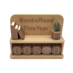 3D Printed Book Read Counter – Reading Tracker Bookshelf Sign Bookshelf Decor Counter Richie's