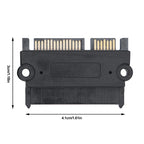 SATA 22-Pin Male to Female Power Data Adapter Converter SATA Cable Adapter Richie's