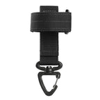 Tactical Glove Hanging Buckle Hook – Outdoor Camping Clip Tactical Gear Clip Richie's black 2 pcs One Size