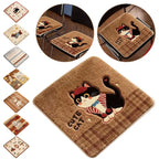 Cute Cartoon Chair Cushion 40x40cm Plush Imitation Cashmere Seat Pad Chair Seat Cushion Richie's