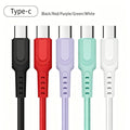5A USB-A to USB-C Fast Charging Cable 1.5m – 4 Colors USB Charging Cable Richie's White