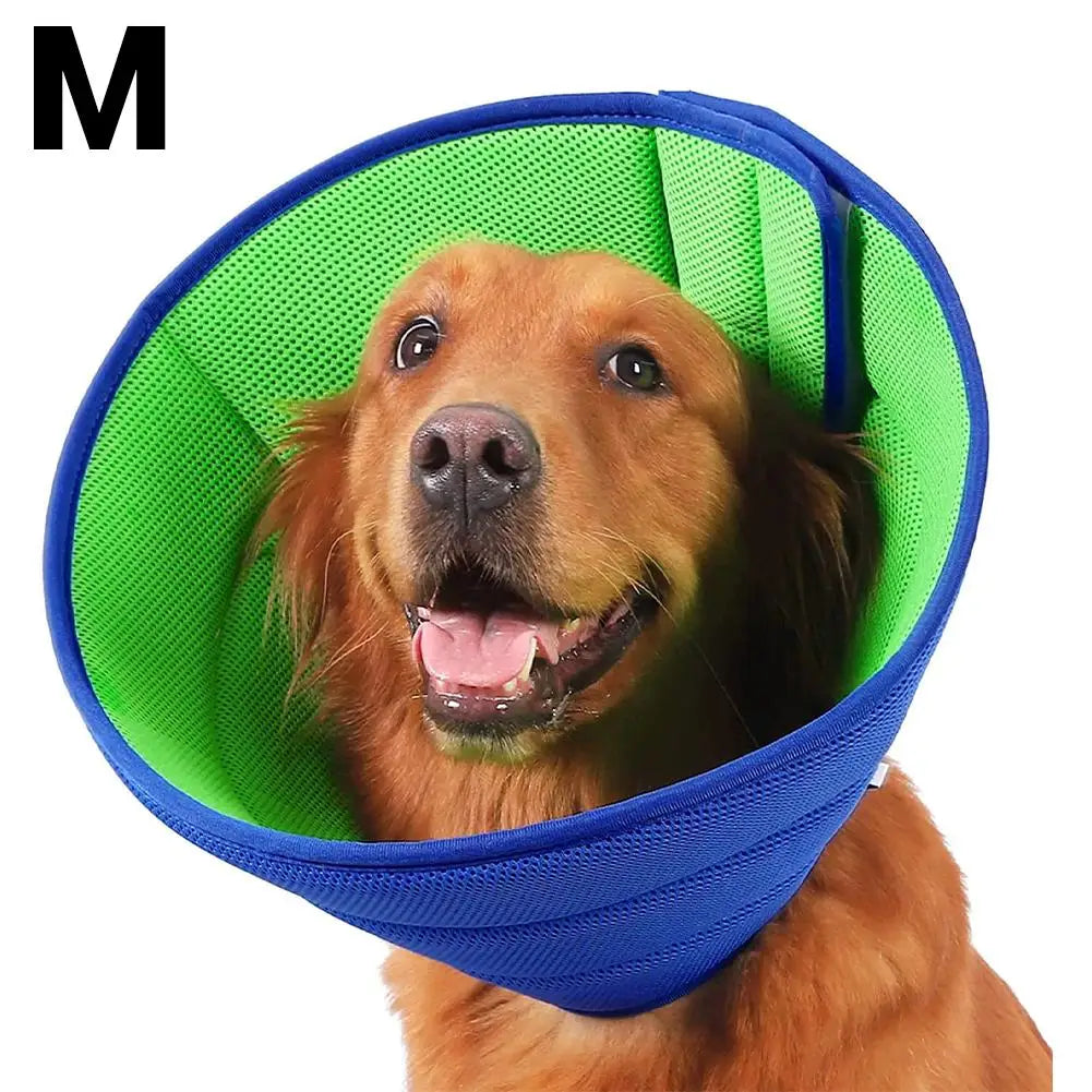 Soft Mesh Pet Recovery Collar Cone for Dogs & Cats | 4 Sizes Pet Recovery Collar Richie's M