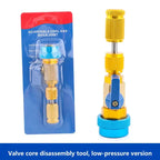 R134A A/C Valve Core Remover Tool – Brass, R12 Compatible AC Valve Core Tool Richie's Blue