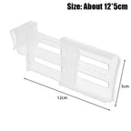 Fridge Door Partition Board Bottle Can Organizer Storage Shelf Fridge Door Organizer Richie's Style 3 -1Pc-