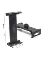 Large Tablet Clip Holder Tripod Mount Adapter for Streaming Tripod Tablet Mount Richie's Black