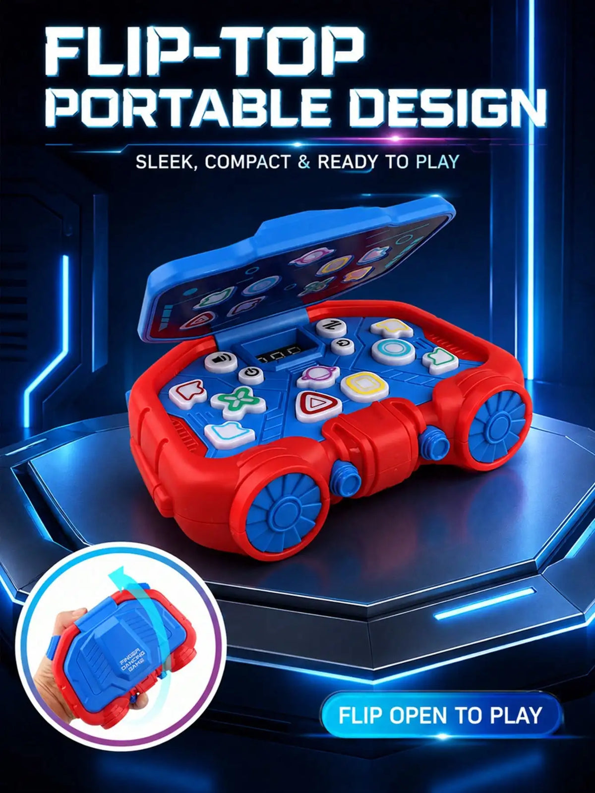 Handheld Dance Game Console for Kids – Educational Toy Ages 3-6 Educational Game Toy Richie's