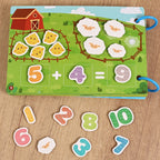 Toddler Busy Book Learning Toy – Farm, Dinosaur & Vehicles Educational Busy Book Richie's