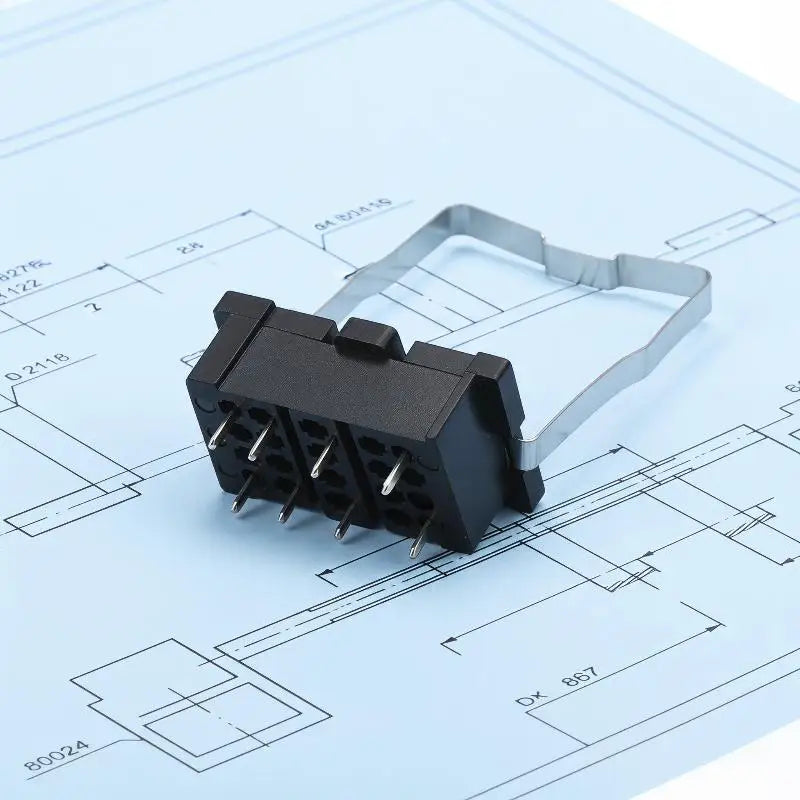 PT08-0 8-Pin Relay Socket Bracket for DIY Electronics (2 Pcs) Relay Socket Bracket Richie's