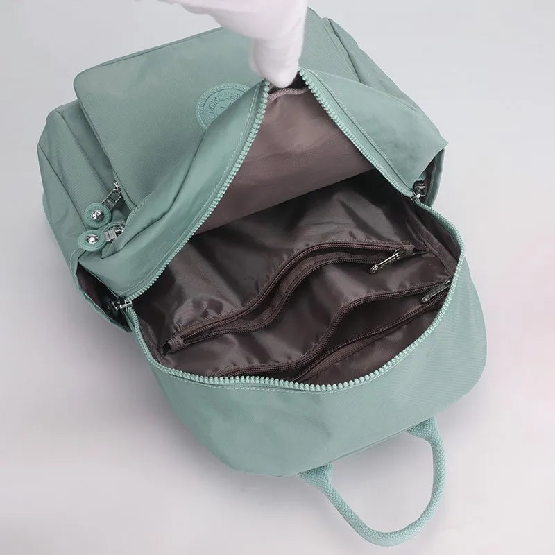 Women's Waterproof Nylon Backpack – Casual Travel School Bag Women's Backpack Richie's