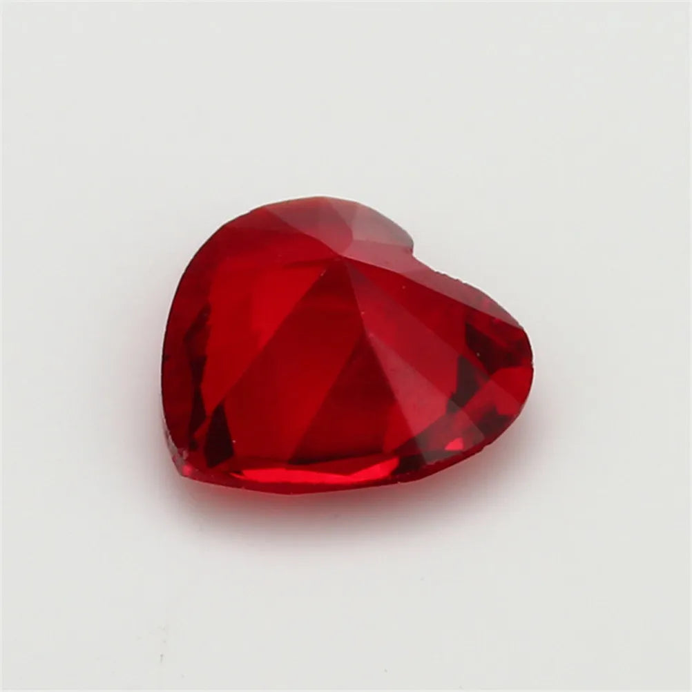 10Pcs Red Heart Glass Gems – Wedding & Party Table Scatter Party Table Decor Richie's