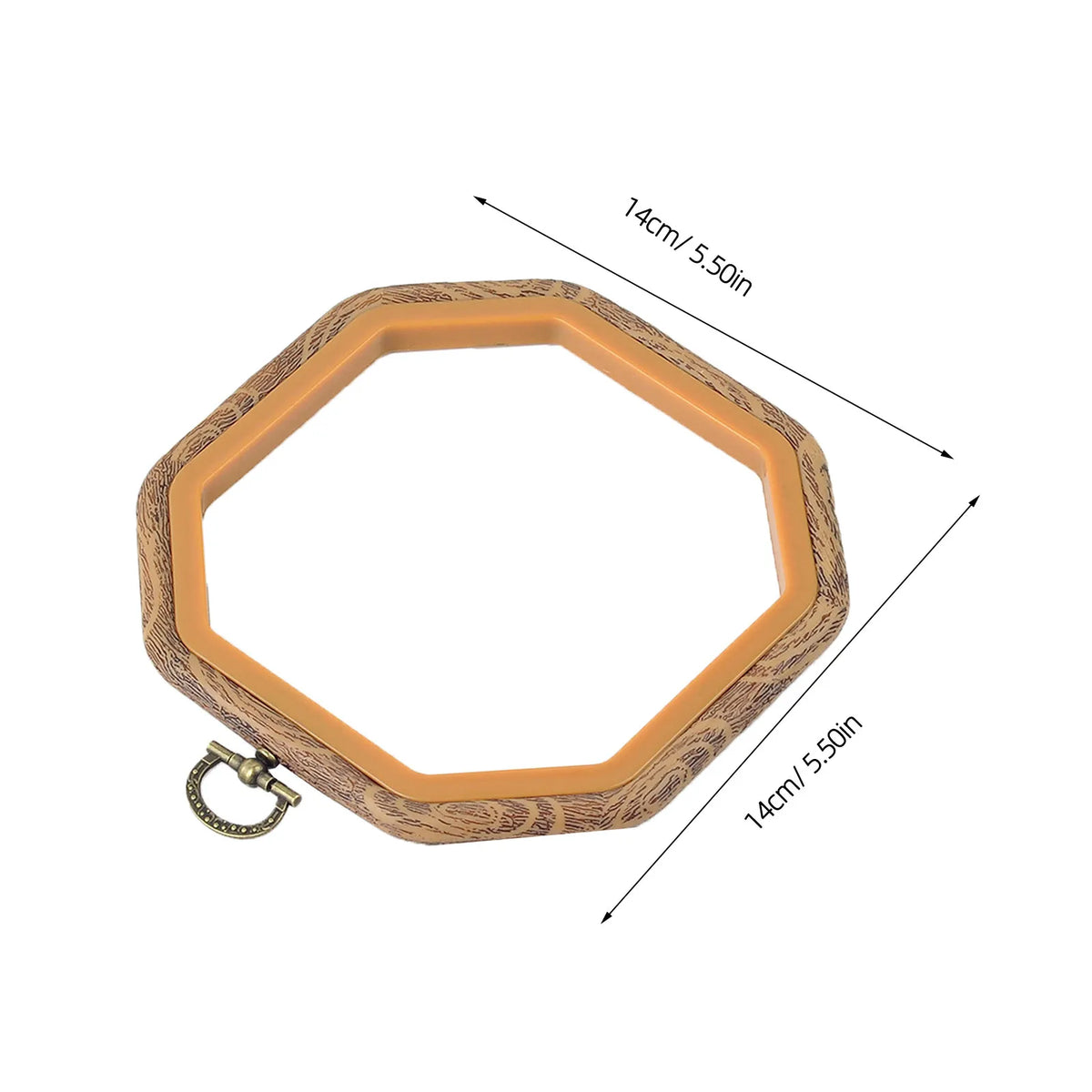 Octagon Cross Stitch Embroidery Hoop – Heavy Duty 14cm Frame Embroidery Hoop Frame Richie's