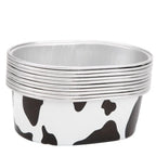 100pcs 68ml Oval Aluminum Foil Cheesecake Baking Cups Foil Baking Cups Richie's