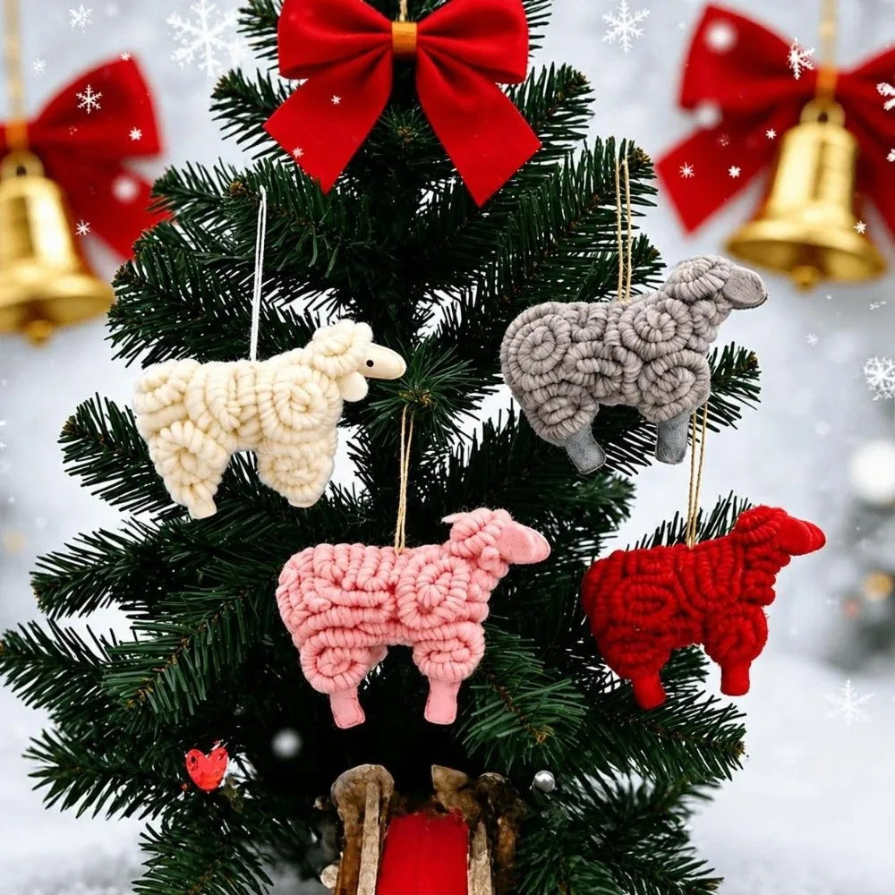 Wool Felt Sheep Christmas Ornament – Tree & Holiday Decor Christmas Ornament Richie's
