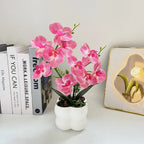 Artificial Butterfly Orchid Bonsai White Faux Flower Décor Artificial Flower Bonsai Richie's 04