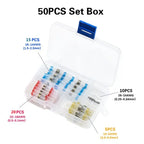 Heat Shrink Solder Wire Connectors Waterproof 50–300 Pcs Wire Connectors Richie's 50PCS Set Box