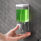 No-Drill Wall Mount Manual Soap Dispenser – Transparent ABS Soap Dispenser Richie's Default Title
