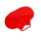 Microwave Egg Cooker Double Cup with Lid | Non-Stick Steamer Microwave Egg Cooker Richie's Red