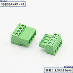 15EDGK PCB Screw Terminal Block 2–24 Pin Plug-In Connector Set PCB Terminal Block Richie's 4P 3.81MM 1 Set