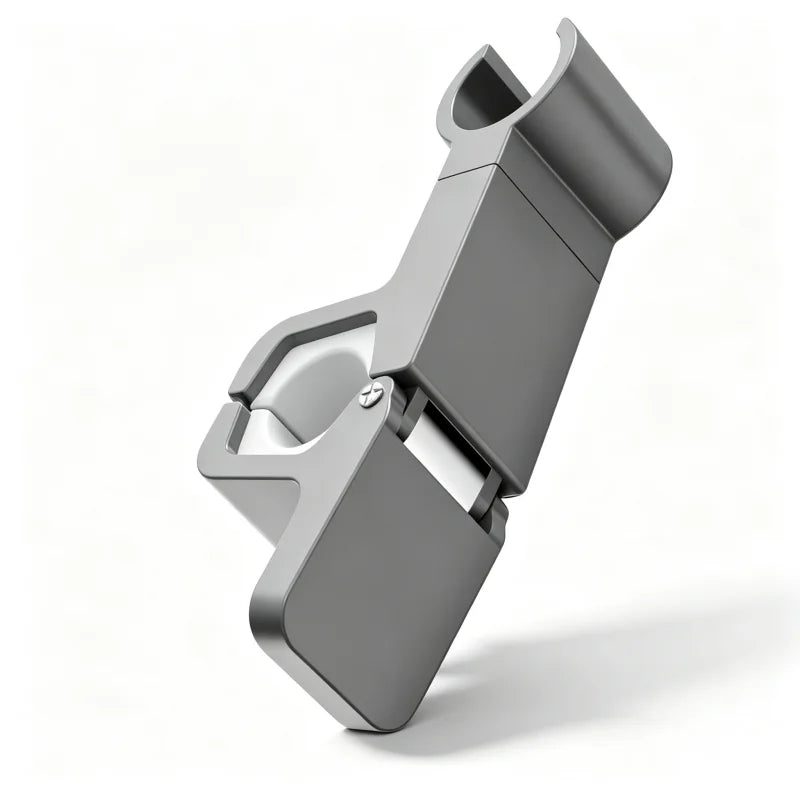 Adjustable ABS Shower Rail Holder – Universal Shower Head Bracket Shower Head Holder Richie's gray