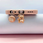 Bear Dust Plug Charm – Type-C, Micro USB & iOS Pendant Phone Dust Plug Charm Richie's
