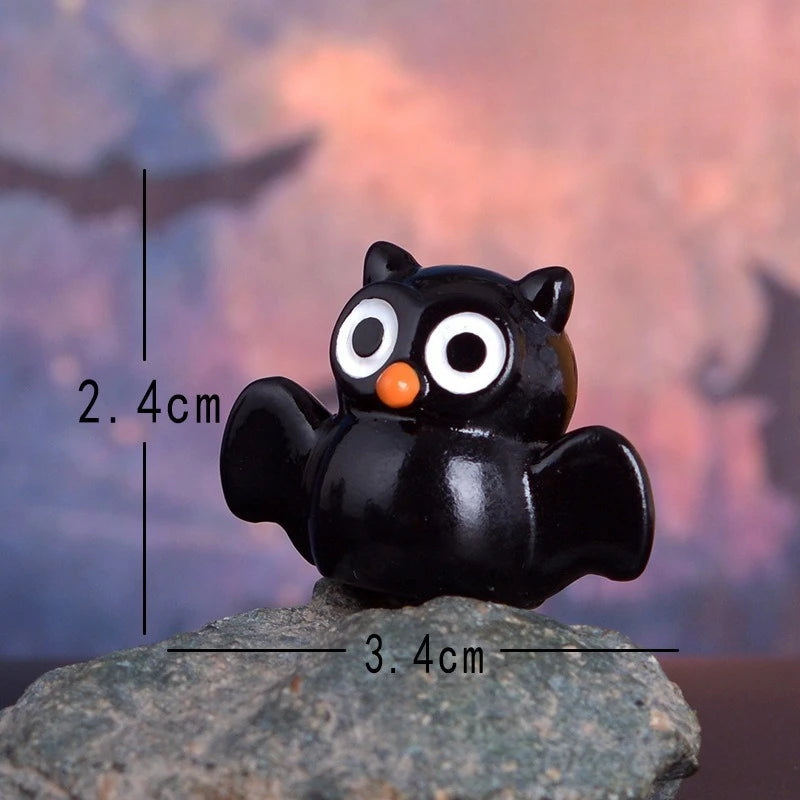 Halloween Miniature Pumpkin Ghost Figurine Desk Ornament Decor Halloween Figurine Richie's C 1pc