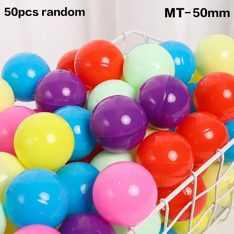 50PCS Refillable Plastic Capsule Balls 28-55MM Party Toy Eggs Capsule Toy Eggs Richie's MT-50MM