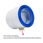 PVC Round Backdraft Damper Check Valve – Kitchen & Bathroom Backdraft Damper Valve Richie's
