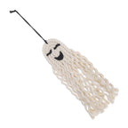 Handwoven Halloween Ghost Hanging Decor – Reusable Cotton Pendant Halloween Wall Decoration Richie's