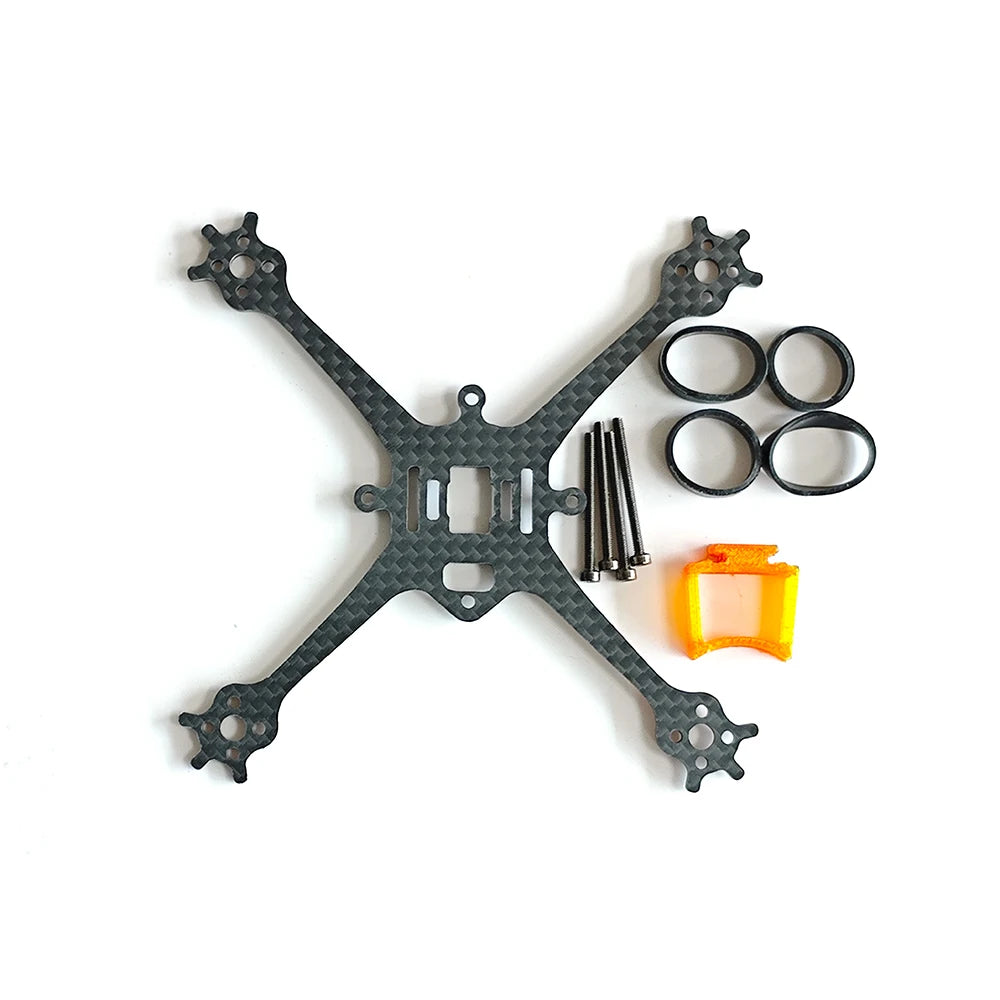 Velociraptor FPV Frame Kit 2"/3" Carbon Fiber O4 Lite Compatible FPV Drone Frame Kit Richie's 116mm 3 Inch