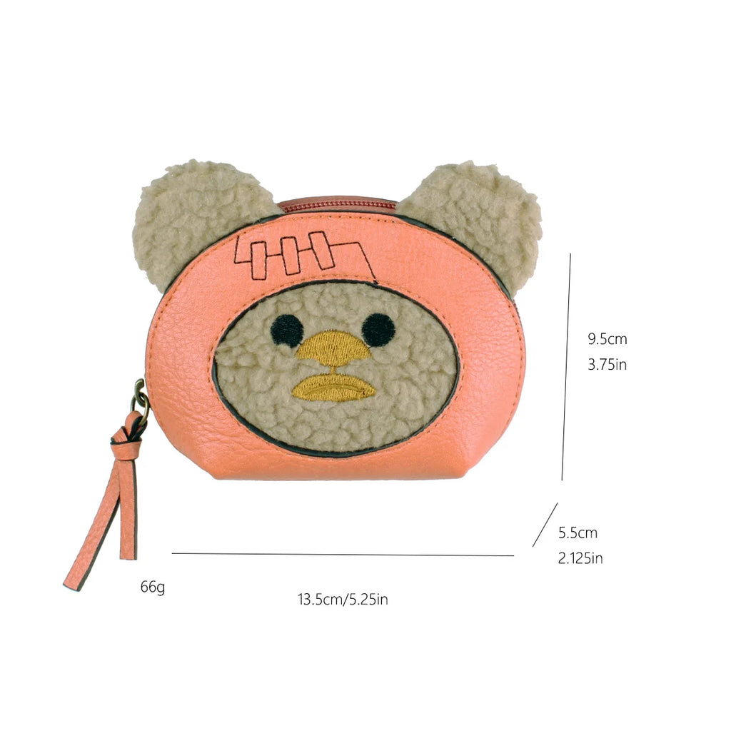 3D Bear Women's Coin Purse Makeup Bag & Earbud Pouch Coin Purse Pouch Richie's